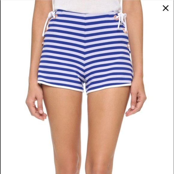 Clover Canyon Pants - Clover Canyon Side Tie Short in Blue size M NWT